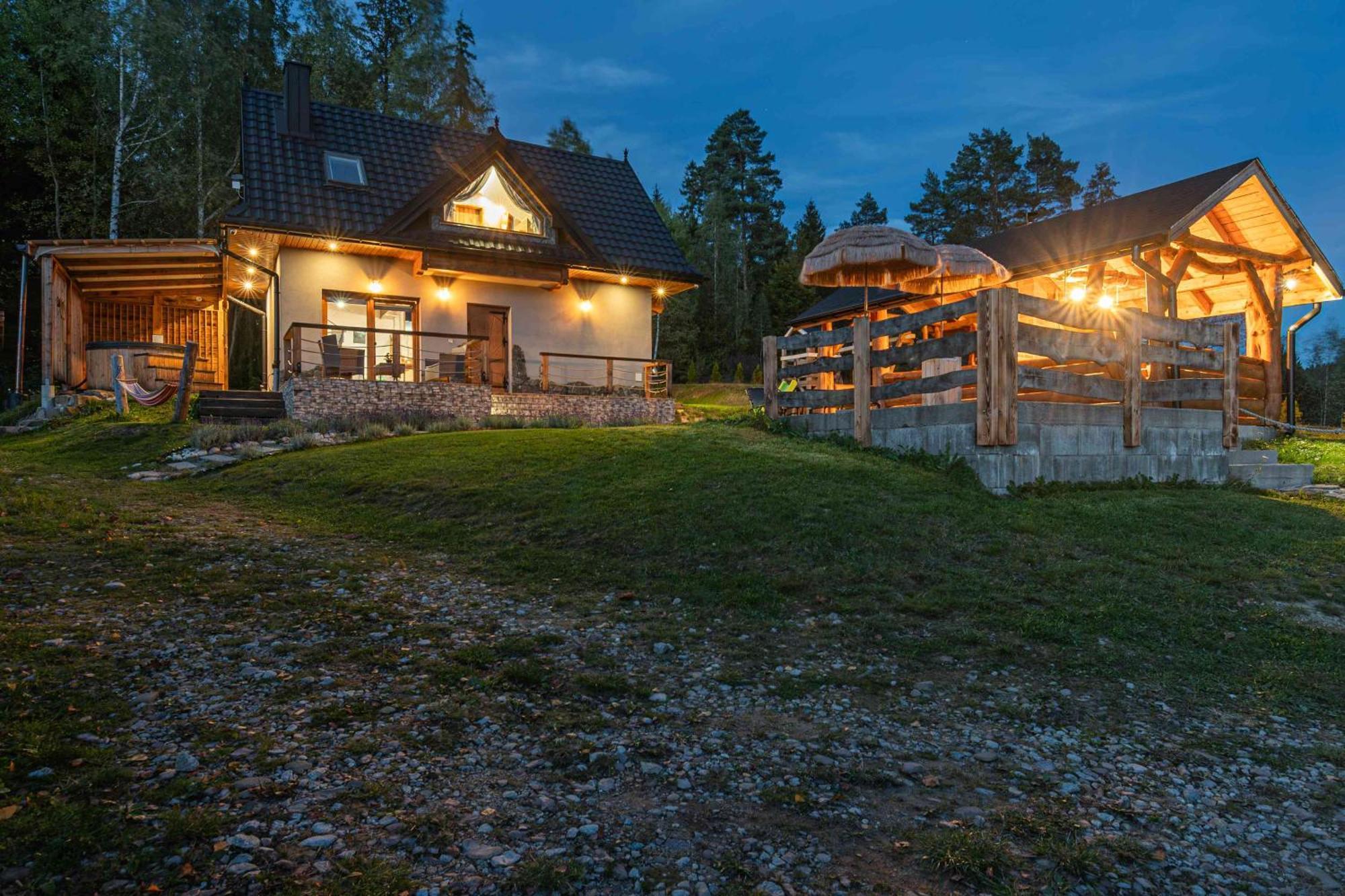 Lesne Zacisze Villa Nowy Targ Exteriör bild